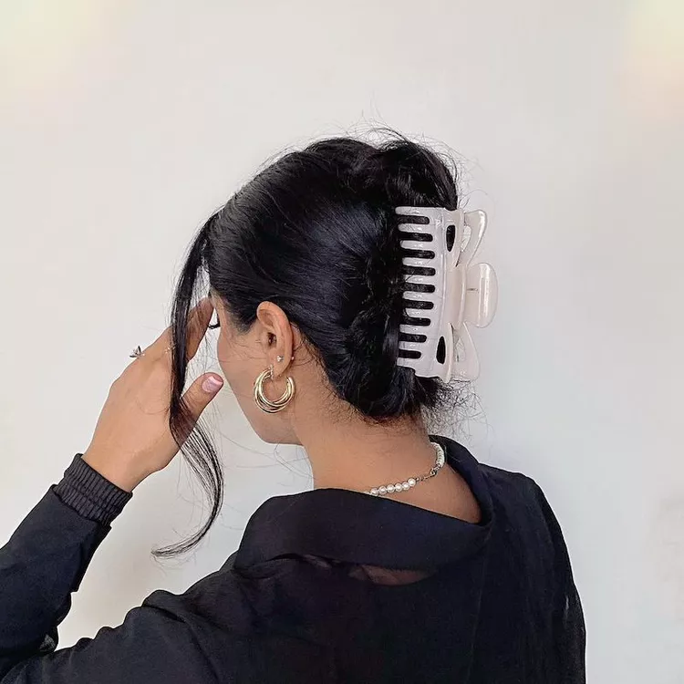 Claw clip updo