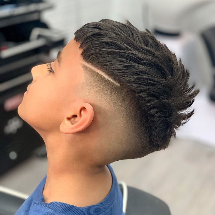 Slicked Back Undercut for school boys 