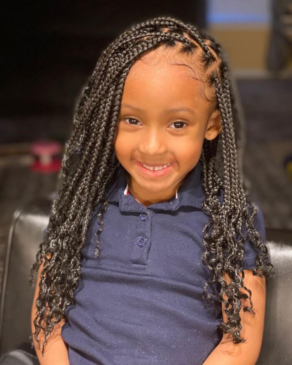 Twin Bubble Braids
