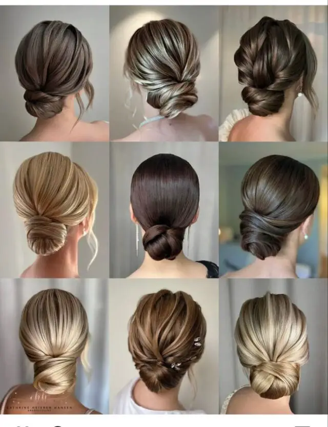 Low Chignon Wedding Hairstyle