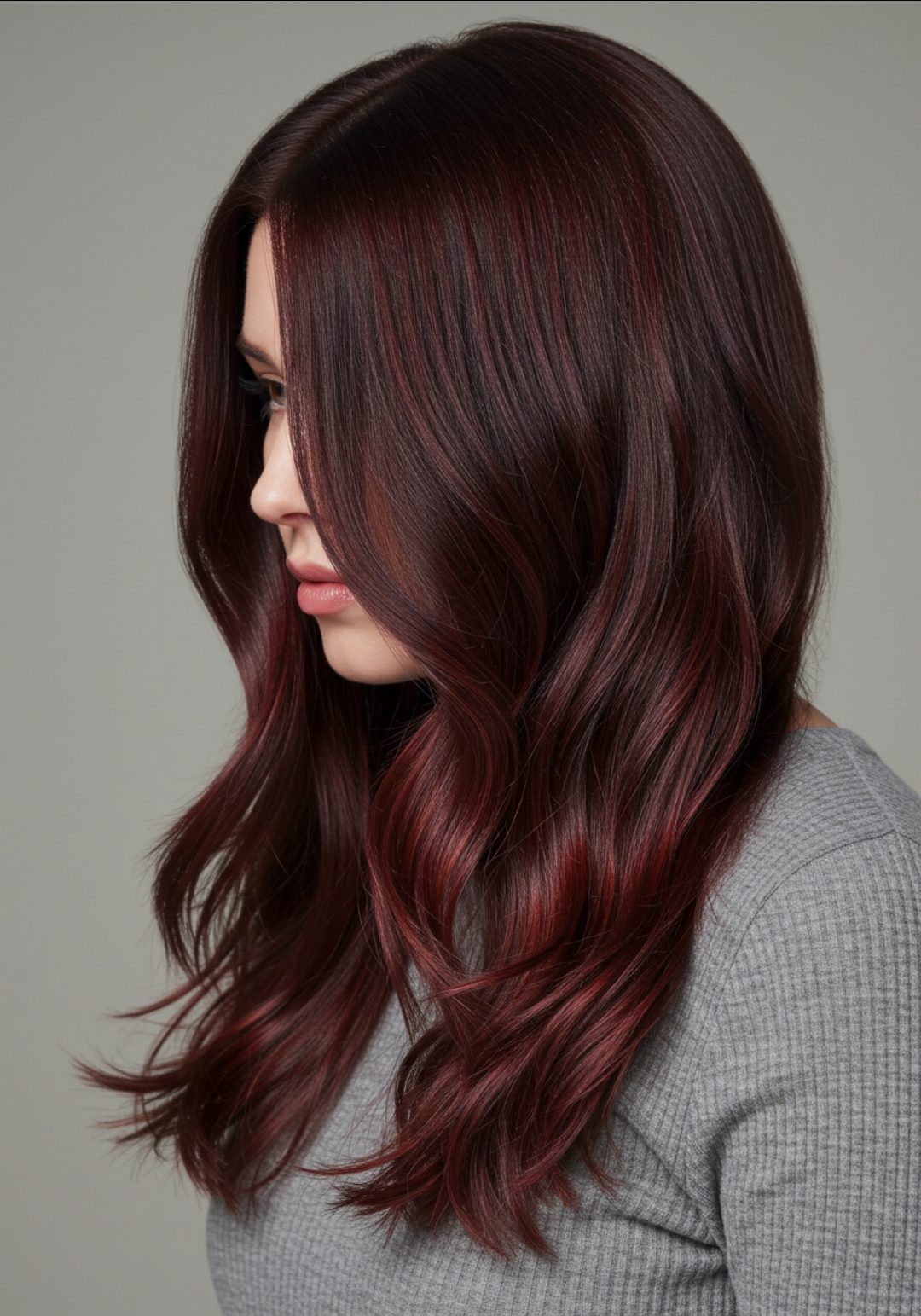 Chocolate cherry hair color