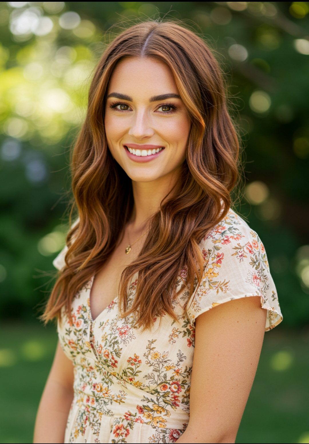 Caramel ribbon highlights