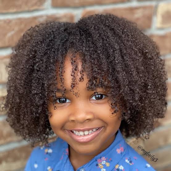 Wash and Go Curls for school girls 