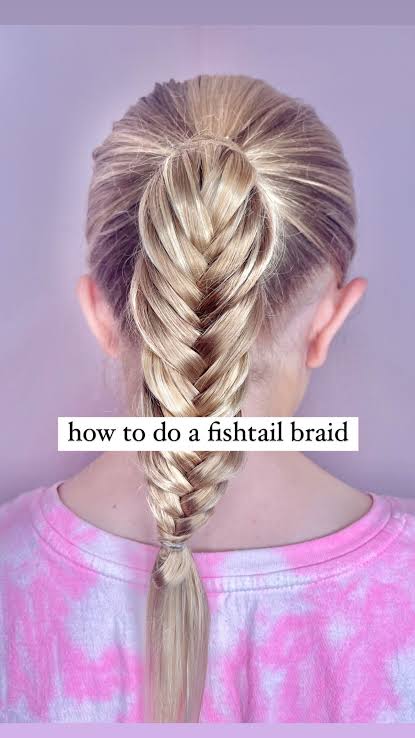 Fishtail Braid for school girls 