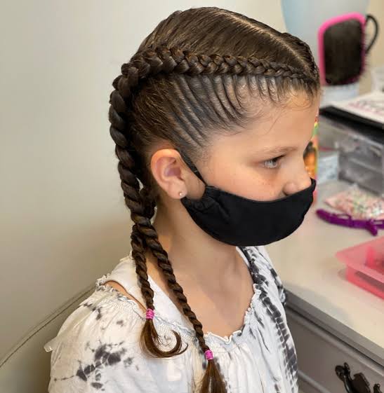 Dutch Braids for school girls 