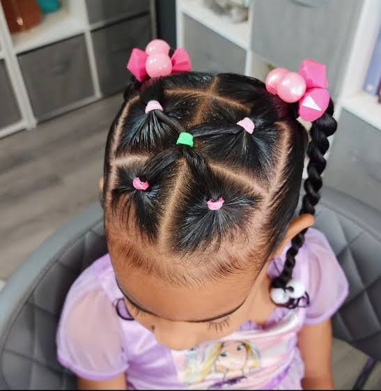 Twisted Pigtails for school girls 