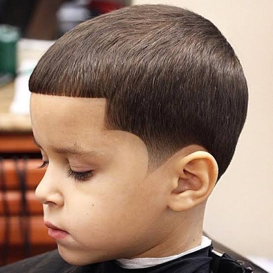 Caesar Cut for school boys