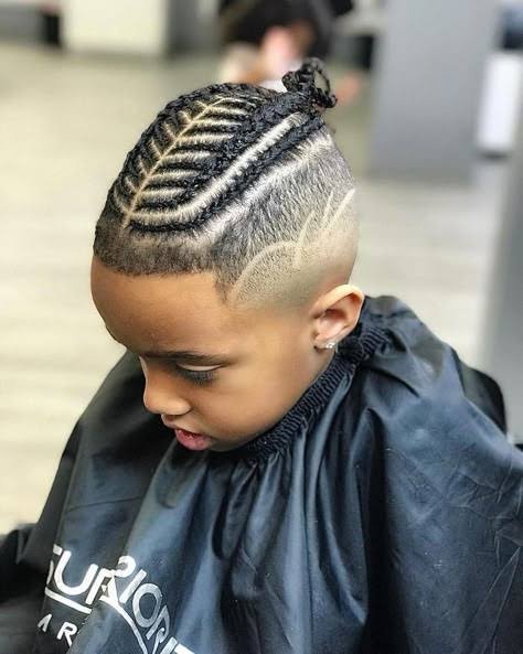 Simple Cornrows for school boys 