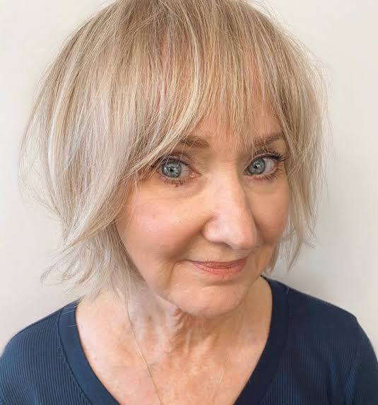 Wispy Bangs with Bob