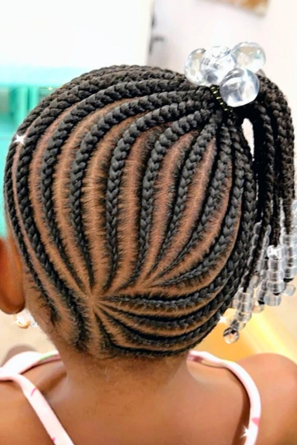 Crystal Clear Charms - Braids with transparent beads