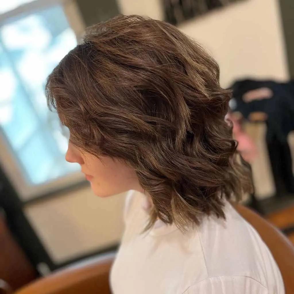 Short Choppy Shag for Fine Hair