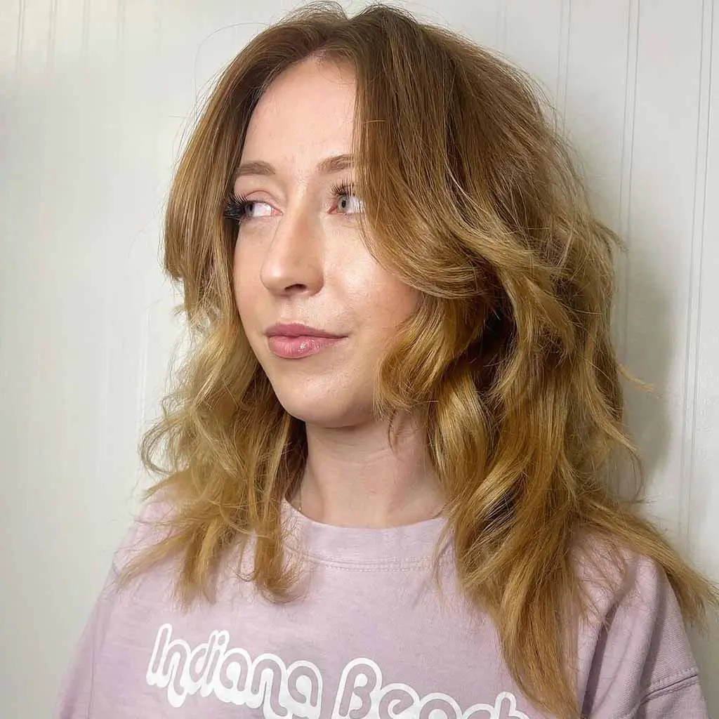 Edgy Shag With Face-Framing Layers for Fine Hair