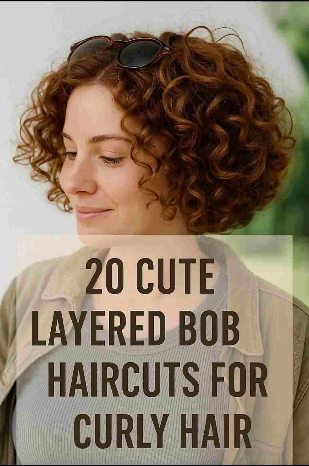 20 Cute Layered Bob Haircuts for Curly Hair - HairDaddy