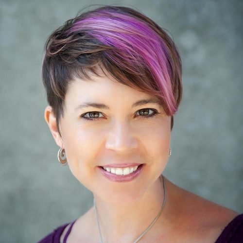 Short messy pixie for easy styling