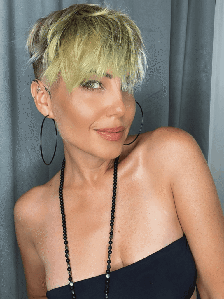 Edgy Green Pixie Vibes