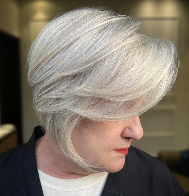 Graduated Bob with Swoopy Bangs